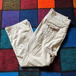 Y2K Tan Cargo Pants